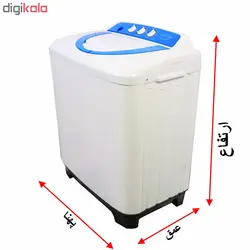 ماشین لباسشویی دوقلو ریتون مدل RWM 950.F1  ظرفیت 9.6 کیلوگرم