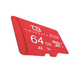 کارت حافظه microSD XC تروبایت مدل 633X-A2-V30 کلاس 10 استاندارد UHS-I U3 سرعت 95MBps ظرفیت 64 گیگابایت به همراه کارت‌خوان | فروشگاه اینترنتی کانی مارکت