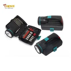 جعبه ابزار همه کاره چراغ دار BS TOOLS - فروشگاه تجهیزات ایمنی کپسول