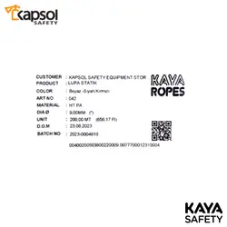 طناب استاتیک 9 میل کایا