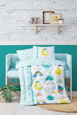 ست خواب نوزاد کودک ترک Cotton Box کد:Mint 2560p24
