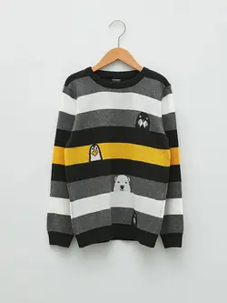 بافت راه راه پسرانه ال سی وایکیکی کد:W15814Z4