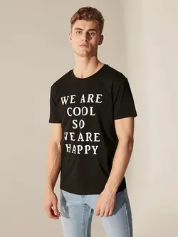 تیشرت پسرانه رنگ مشکی السی وایکیکی کد: ۰S8022Z8