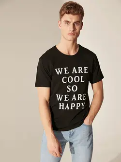 تیشرت پسرانه رنگ مشکی السی وایکیکی کد: ۰S8022Z8