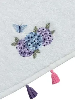 حوله دستی گلدوزی شده منگوله دار LCW کد: S1IN35Z8 – J5E