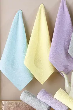 ست حوله دستی ده تایی Fushia کد:153-99-0295