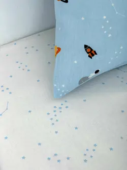 ست روتختی پسرانه نوزادی lc waikiki کد: S1BM85Z1 - F9C - Karışık Baskılı