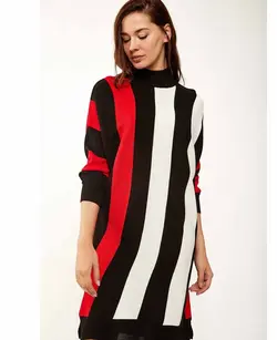 تونیک بافت طرح دار زنانه بیگ دارت کد : HBV00000UIRTO