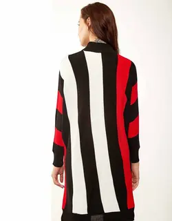 تونیک بافت طرح دار زنانه بیگ دارت کد : HBV00000UIRTO