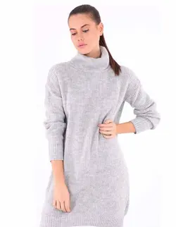 تونیک بافت یقه اسکی زنانه بیگ دارت کد : HBV00000RHW45