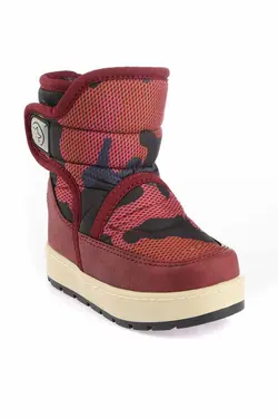 پوتین بچگانه(دخترانه) ساق بلند زرشکی رنگ Minicanکد:GRS-B-70>19K