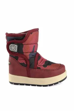 پوتین بچگانه(دخترانه) ساق بلند زرشکی رنگ Minicanکد:GRS-B-70>19K