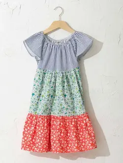 پیراهن ساحلی دخترانه ال سی وایکیکی کد:S18334Z4