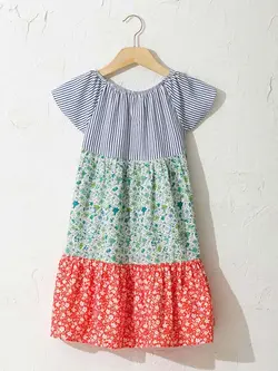 پیراهن ساحلی دخترانه ال سی وایکیکی کد:S18334Z4