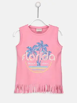 تاپ پولک دار دخترانه ال سی وایکیکی کد:9ST783Z4