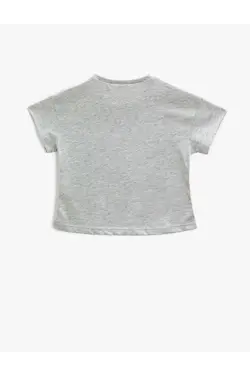 تیشرت پولک دار دخترانه کوتون کد:1YKG17535OK