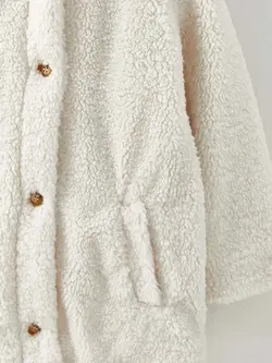 کاپشن پشمی دخترانه بچگانه ال سی وایکیکی کد:W29033Z4