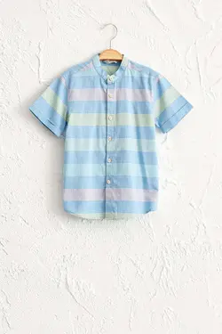 پیراهن پسرانه راه راه ال سی وایکیکی کد:0SG161Z4