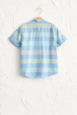 پیراهن پسرانه راه راه ال سی وایکیکی کد:0SG161Z4