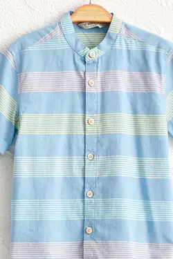 پیراهن پسرانه راه راه ال سی وایکیکی کد:0SG161Z4