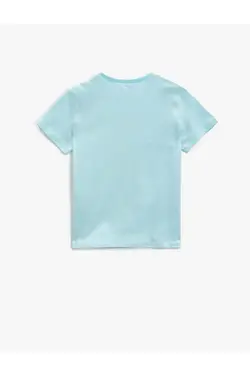 تیشرت آبی رنگ پسرانه کوتون کد:1YKB16221OK