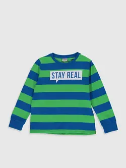 تیشرت آستین بلند پسرانه ال سی وایکیکی کد:0S2354Z4