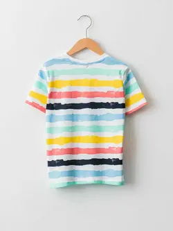 تیشرت راه راه رنگارنگ پسرانه ال سی وایکیکی کد:S1AO26Z4