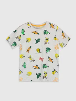 تیشرت طرحدار پسرانه السی وایکیکی کد:0S4895Z4