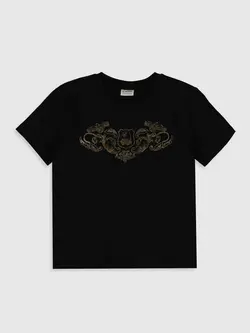 تیشرت یقه گرد طرحدار پسرانه ال سی وایکیکی کد:0S7475Z4