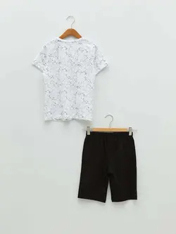 ست تیشرت شورت پسرانه ال سی وایکیکی کد:S24614Z4