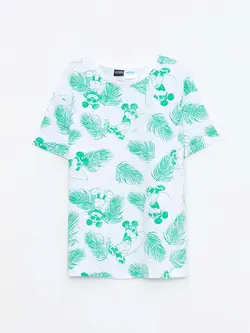 ست تیشرت شلوارک میکی موس پسرانه ال سی وایکیکی کد:S2KM28Z4