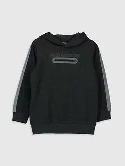 سویشرت مدل هودی پسرانه السی وایکیکی کد:9W6614Z4 - DW2 - Antrasit Melanj