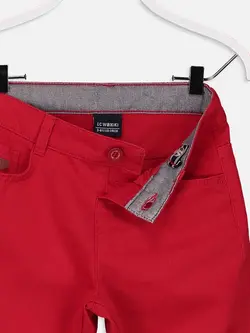 شلوار پسرانه(بچگانه) استاندارد السی وایکیکی کد : 9S3888Z4 - HPM - Kırmızı