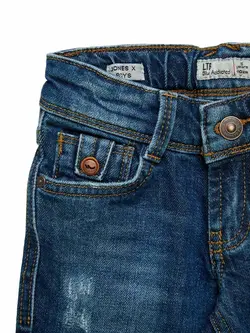 شلوار جین پسرانه مدل زانو پاره ال تی بی
