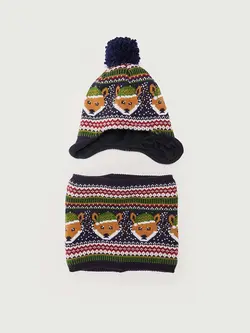 ست کلاه و گردنی زمستانی پسرانه ال سی وایکیکی کد:W1CU84Z4