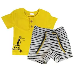 ست تیشرت و شلوارک پسرانه papo طرح گوره خر