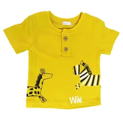 ست تیشرت و شلوارک پسرانه papo طرح گوره خر