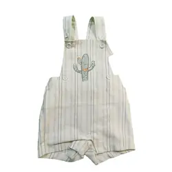 ست رامپر سه تیکه طرح کاکتوس ایندیگو indigo