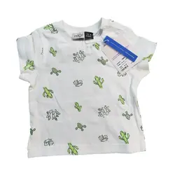 ست رامپر سه تیکه طرح کاکتوس ایندیگو indigo