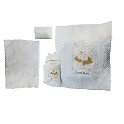 سرویس خواب دم دستی مدل sweet bear آبی