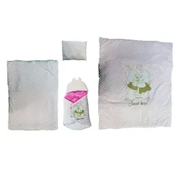 سرویس خواب دم دستی مدل sweet bear صورتی