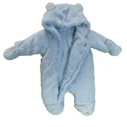 سرهمی پشمالو babytown آبی