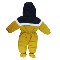 کاپشن سرهمی طرحdog رنگ زرد و سرمه ای زیزی کیدس