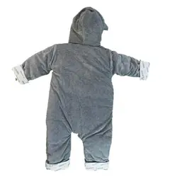 کاپشن سرهمی پشمالوmahta طرح پانداو خرس