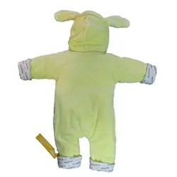 کاپشن سرهمی پشمالو mahtaزرد رنگ