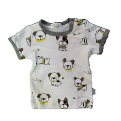 ست3تیکه طرح سگ رنگ طوسی و زرد مدل دانالو