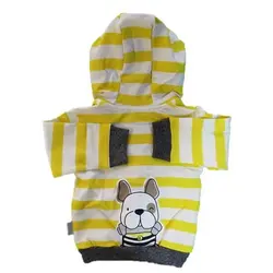 ست3تیکه طرح سگ رنگ طوسی و زرد مدل دانالو