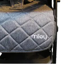 کالسکه دسته چمدانی کیکابو kikka boo مدل miley رنگ  dark-grey
