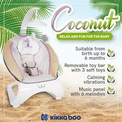 نی نی لای لای کیکابو kikka boo مدل cocunut (باز در فروشگاه ارومیه)