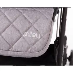 کالسکه مسافرتی چمدانی کیکابو kikka boo مدل miley رنگ light-grey